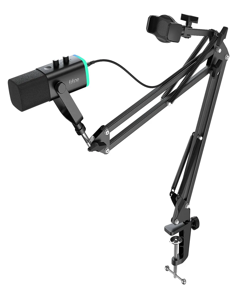 FIFINE FIFINE AM8T Neo dynamic microphone with XLR and USB-C — product photo