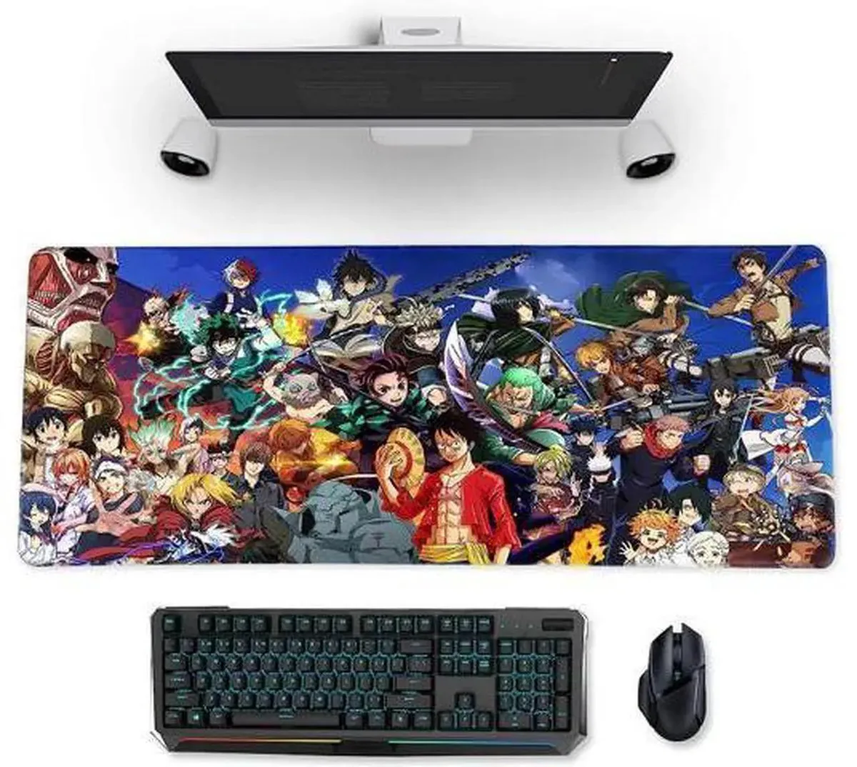 SMUGDESK SMUGDESK Anime Character Gaming Mouse Pad 31.5x11.8x.12 Inch — product photo