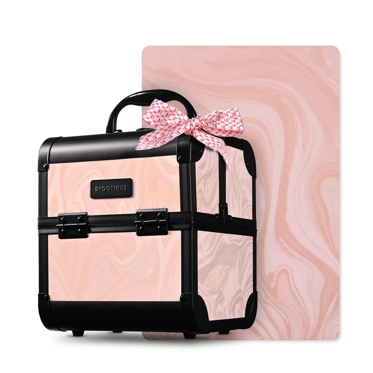 Byootique Byootique 12MKC028-SMALL-CTB12 Small Cosmetic Luggage Pink — product photo