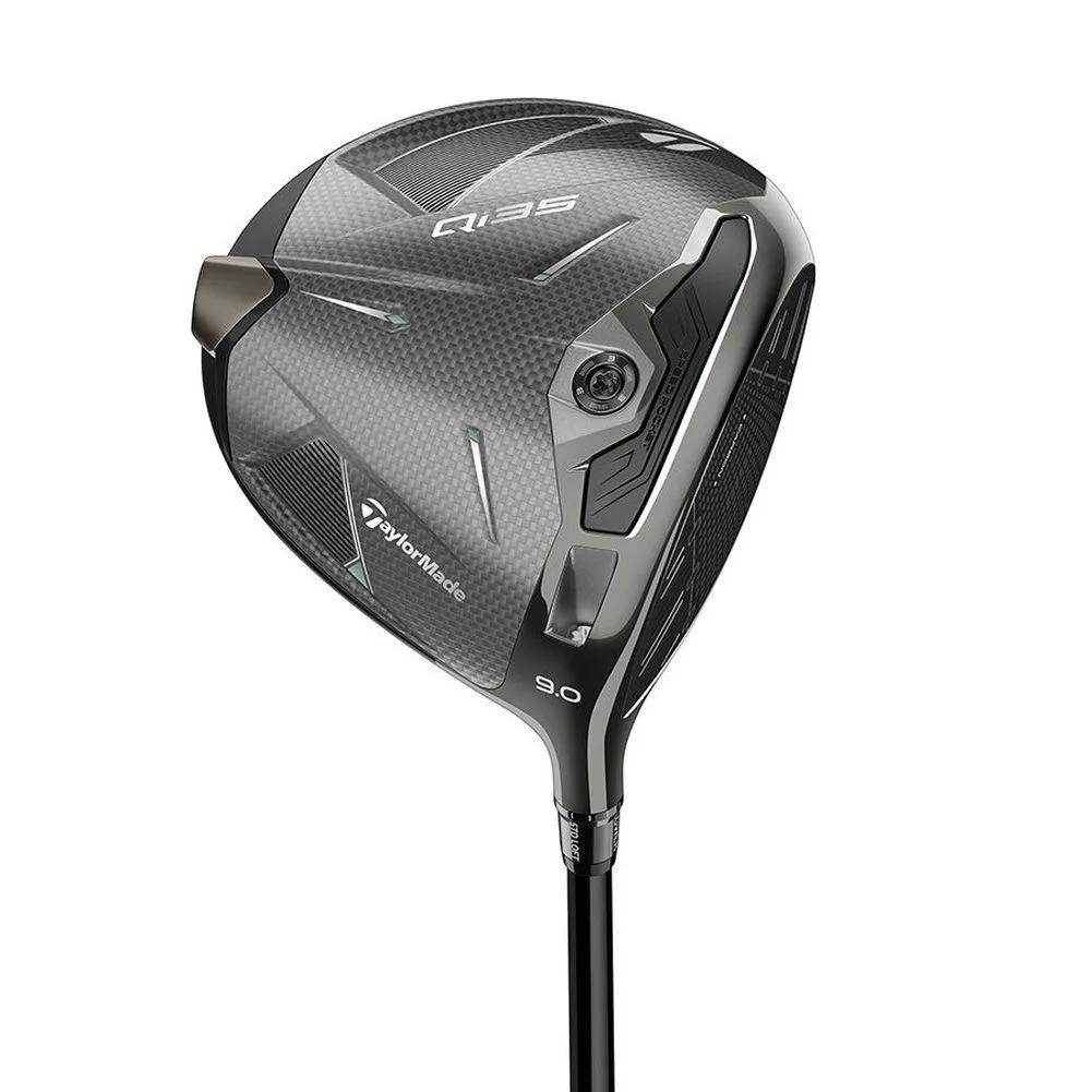 TaylorMade Qi35 driver, chromium finish, graphite shaft, regular flex, right-handed