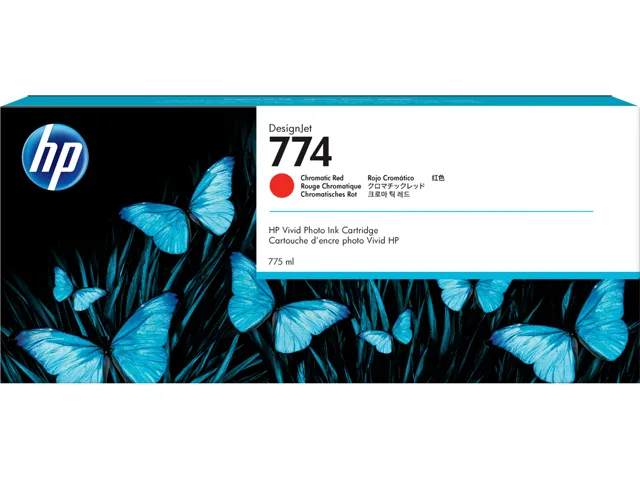 HP HP 774 Chromatic Red Ink Cartridge 775 ml P2W02A — product photo