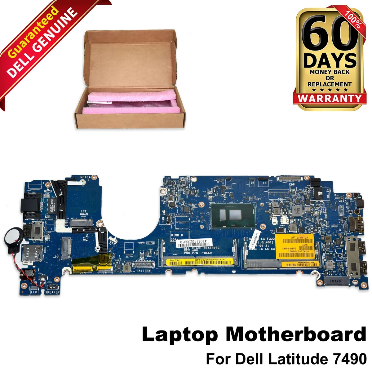 DELL DELL LA-F322P Motherboard i3-7130U 2.7GHz accessory — product photo