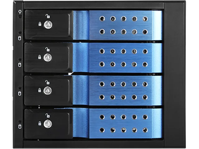iStarUSA Inc. iStarUSA Inc. BPN-DE340HD-BLUE 4x3.5" 3x5.25" 12Gb/s server accessory — product photo