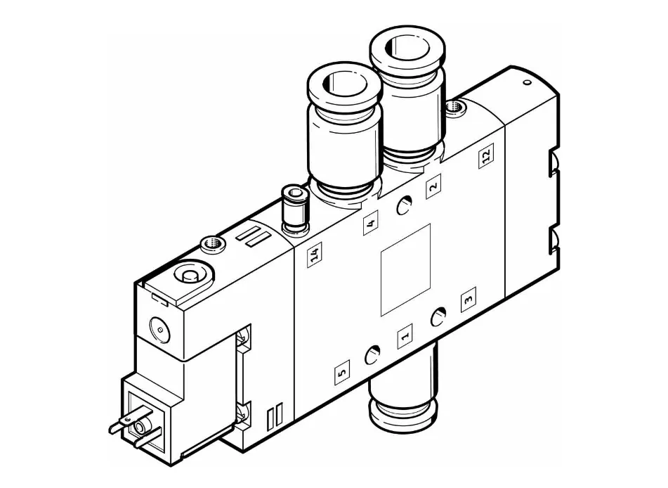 Festo Festo CPE18-M1H-5L-QS-10 163158 electrician tool — product photo