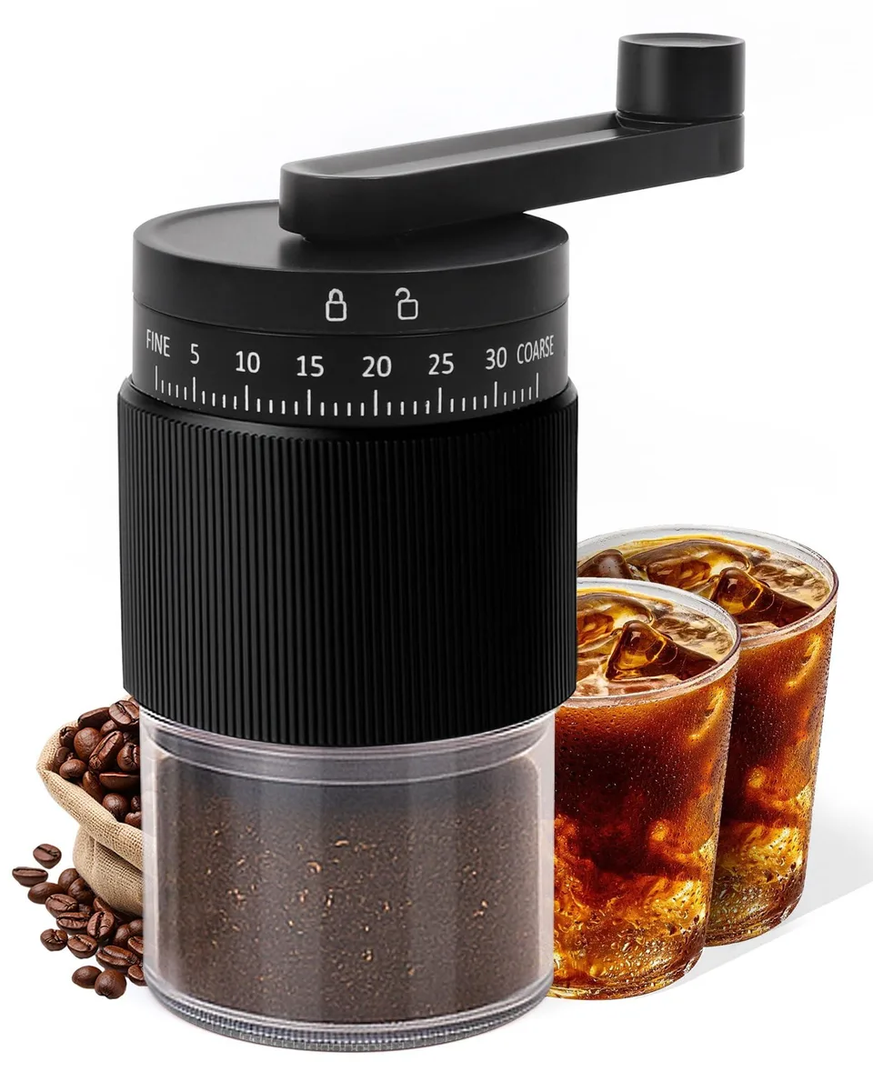  Matrjestice 013-XPZ-Black Manual Coffee Grinder 40g 35 Settings — product photo