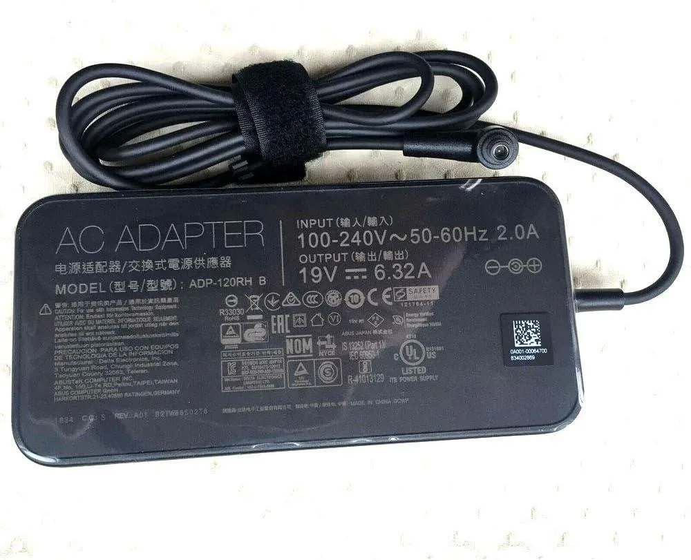 NShi NShi 19V 6.32A 120W 6.0×3.7mm AC Adapter laptop replacement part — product photo