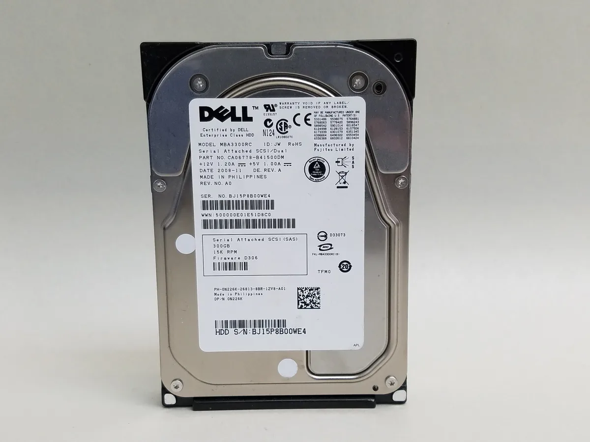Fujitsu Fujitsu MBA3300RC 300GB 3.5" SAS 15000 RPM 16MB cache — product photo