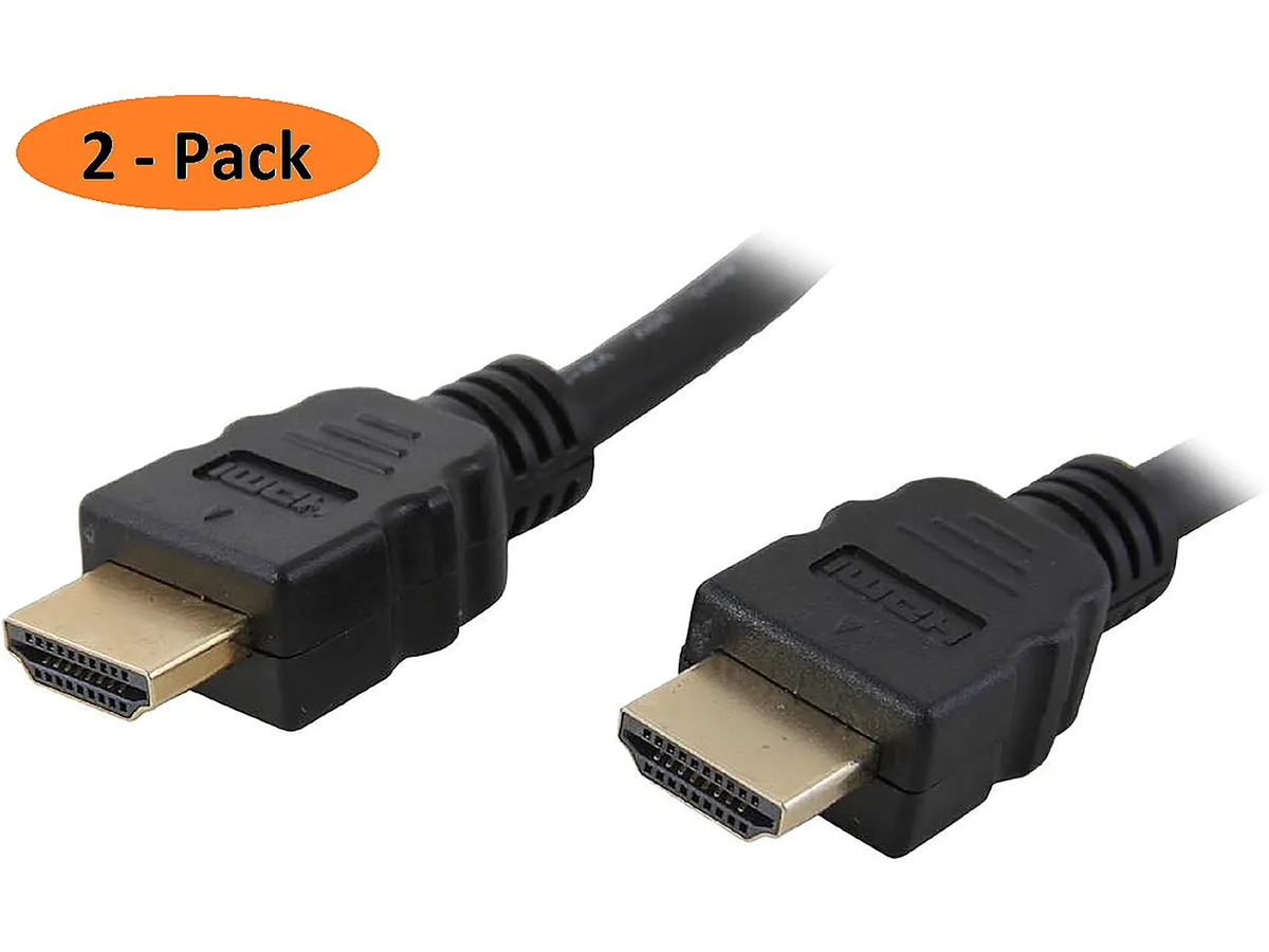 Nippon Labs Nippon Labs HDMI-HS-6-2P 6 ft HDMI 2.0 cable 2 pack — product photo