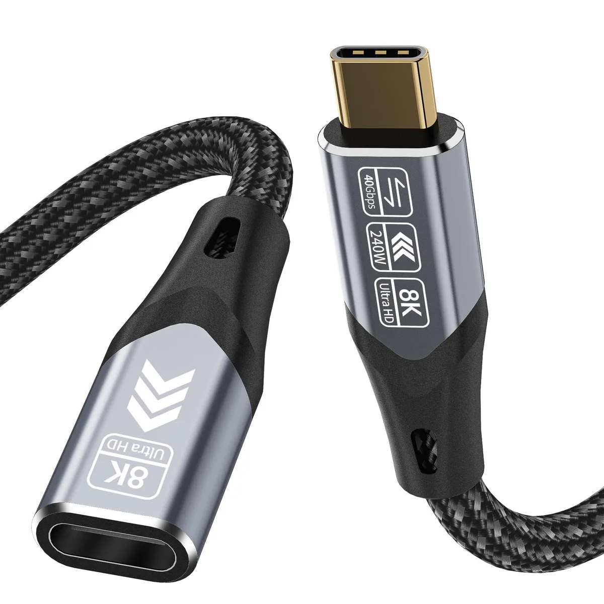 Vszerda Vszerda USB-C Extension Cable 1.65FT 40Gbps 240W — product photo