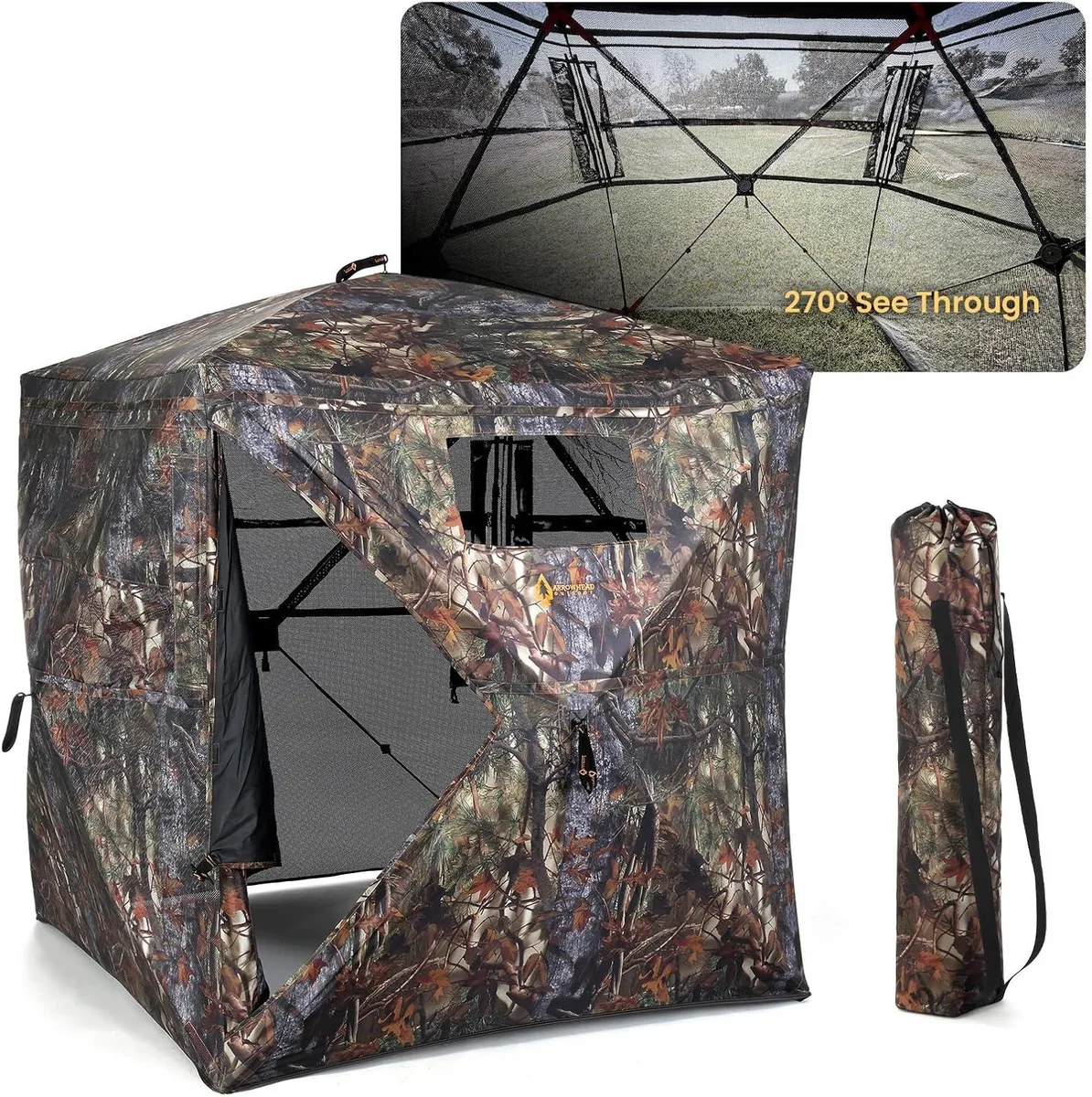 ARROWHEAD OUTDOOR ARROWHEAD OUTDOOR KKP1001U 270° Vision 4.8x4.8 ft Pop-up Blind — product photo