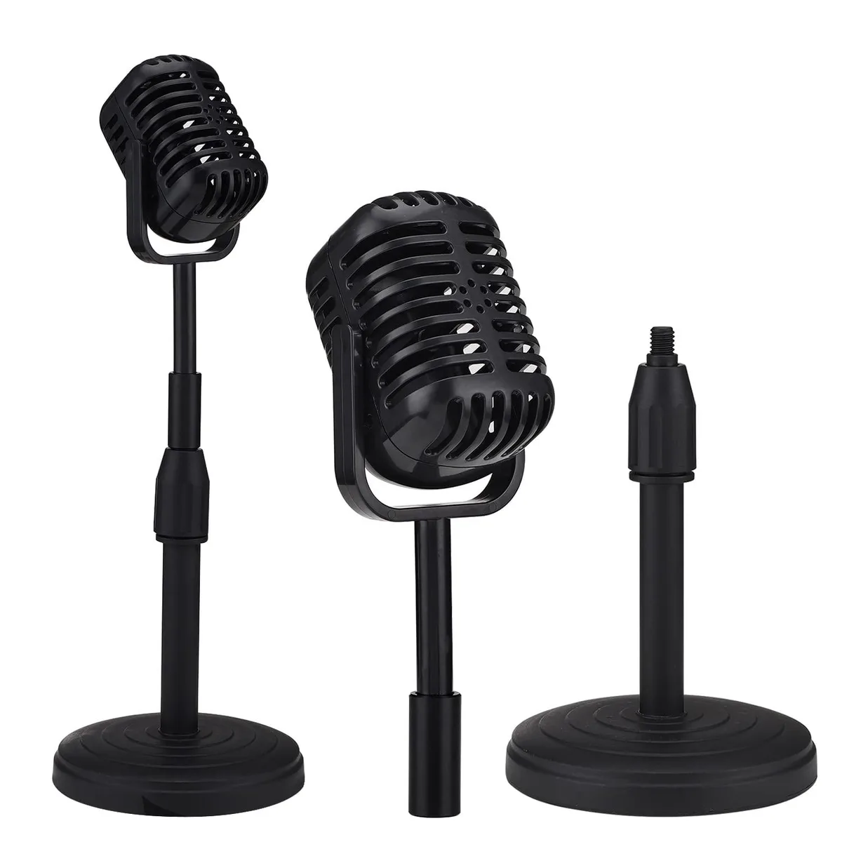  Facmogu A19064-MG-US Vintage Desktop Microphone Prop Black — product photo