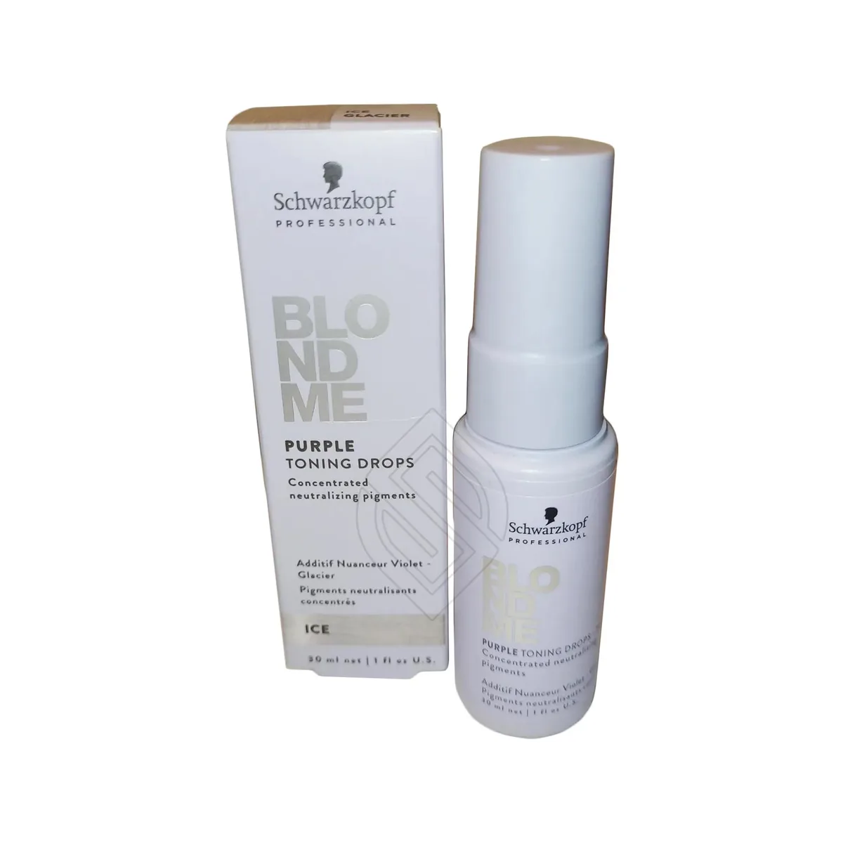 Schwarzkopf Schwarzkopf BlondMe Purple Toning Drops Ice Glacier 30 ml hair care — product photo