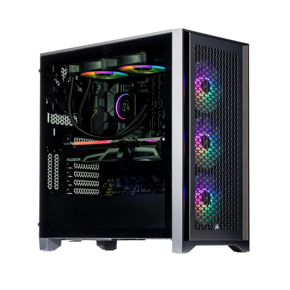 Velztorm Velztorm Tentorix Gaming PC 240 mm AIO Ryzen 7 5800X3D Radeon RX 6900 XT 16GB 64GB DDR4 1TB NVMe — product photo