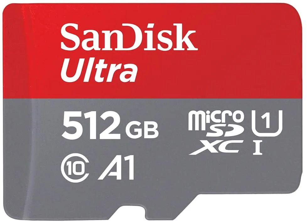 SanDisk SanDisk SDSQUA4-512G-GN6MN Ultra 512GB microSDXC 120MB/s U1 A1 No Adapter memory card — product photo