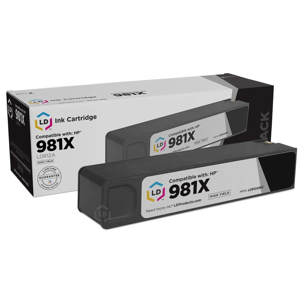 LD Products LD Products HP 981X L0R12A High Yield Black Ink Cartridge 20000 Pages — product photo