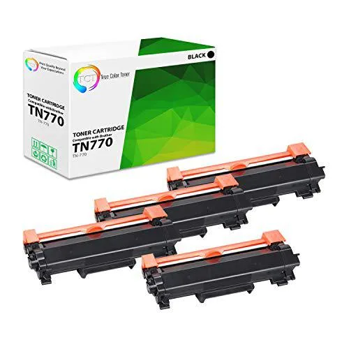 TCT TCT Compatible Brother TN-770 Black Toner 4-Pack 4500 Pages — product photo