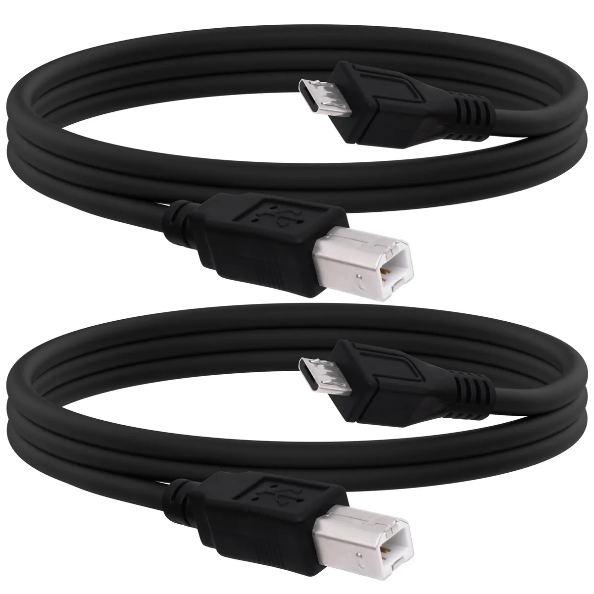 Vszerda Vszerda Micro USB 5pin Male to USB Type B Male Cable 1.5 m 2-pack — product photo