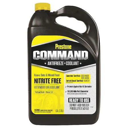PRESTONE PRESTONE AFC12100 Antifreeze Coolant 1 gal 50/50 Red Yellow — product photo