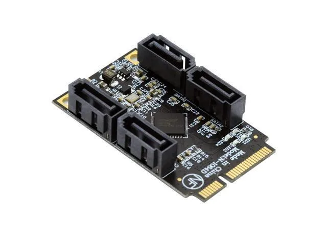 LORDWORLD LORDWORLD Mini PCI-E to SATA 3.0 Four Port Adapter ASM1064 6.0Gbps — product photo