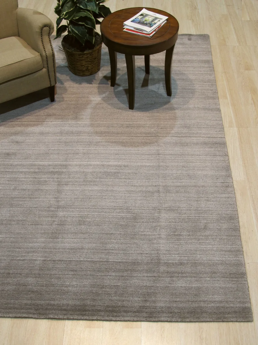 EORC EORC Brown/Gray Handmade Urban Area Rug 9' x 12 — product photo