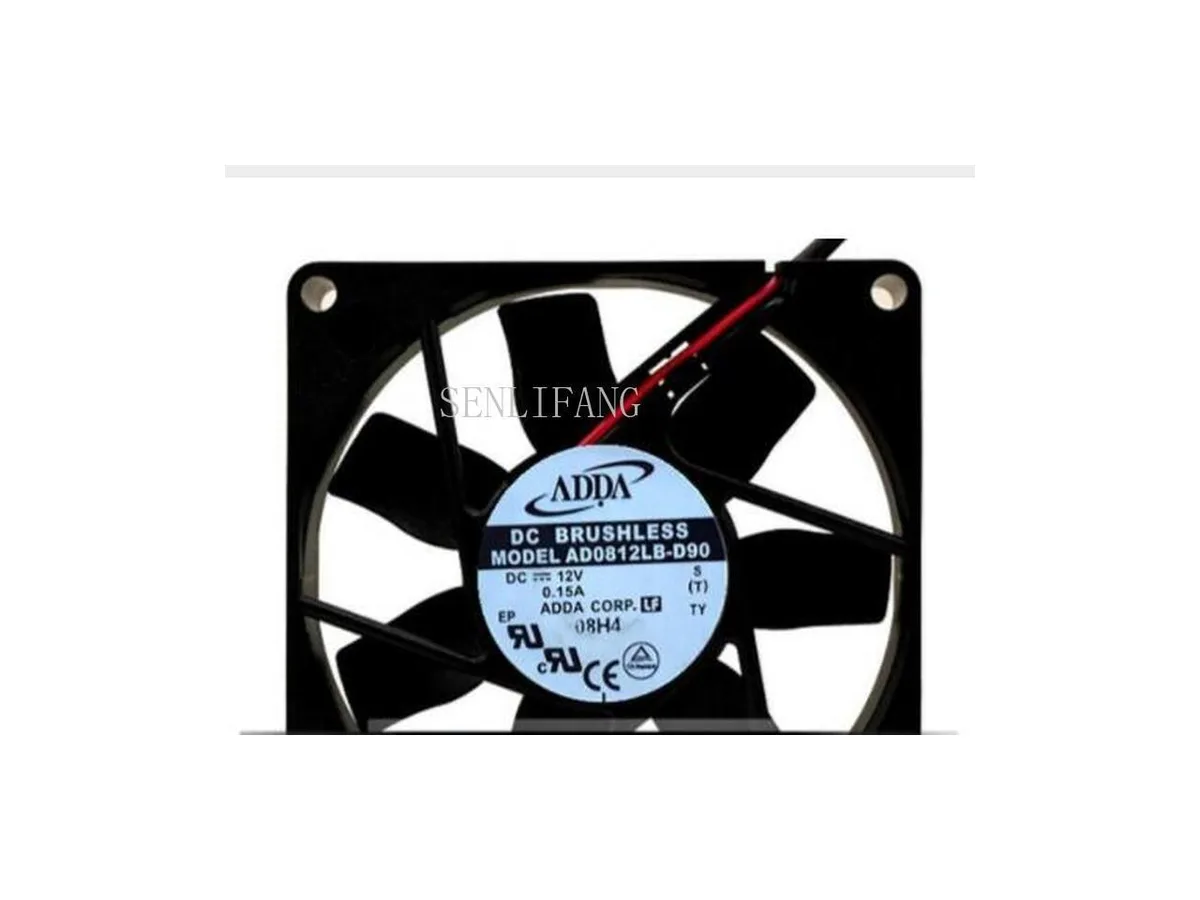 Fans Fans AD0812LB-D90 80x80x15mm 12V 0.15A dual ball case fan — product photo