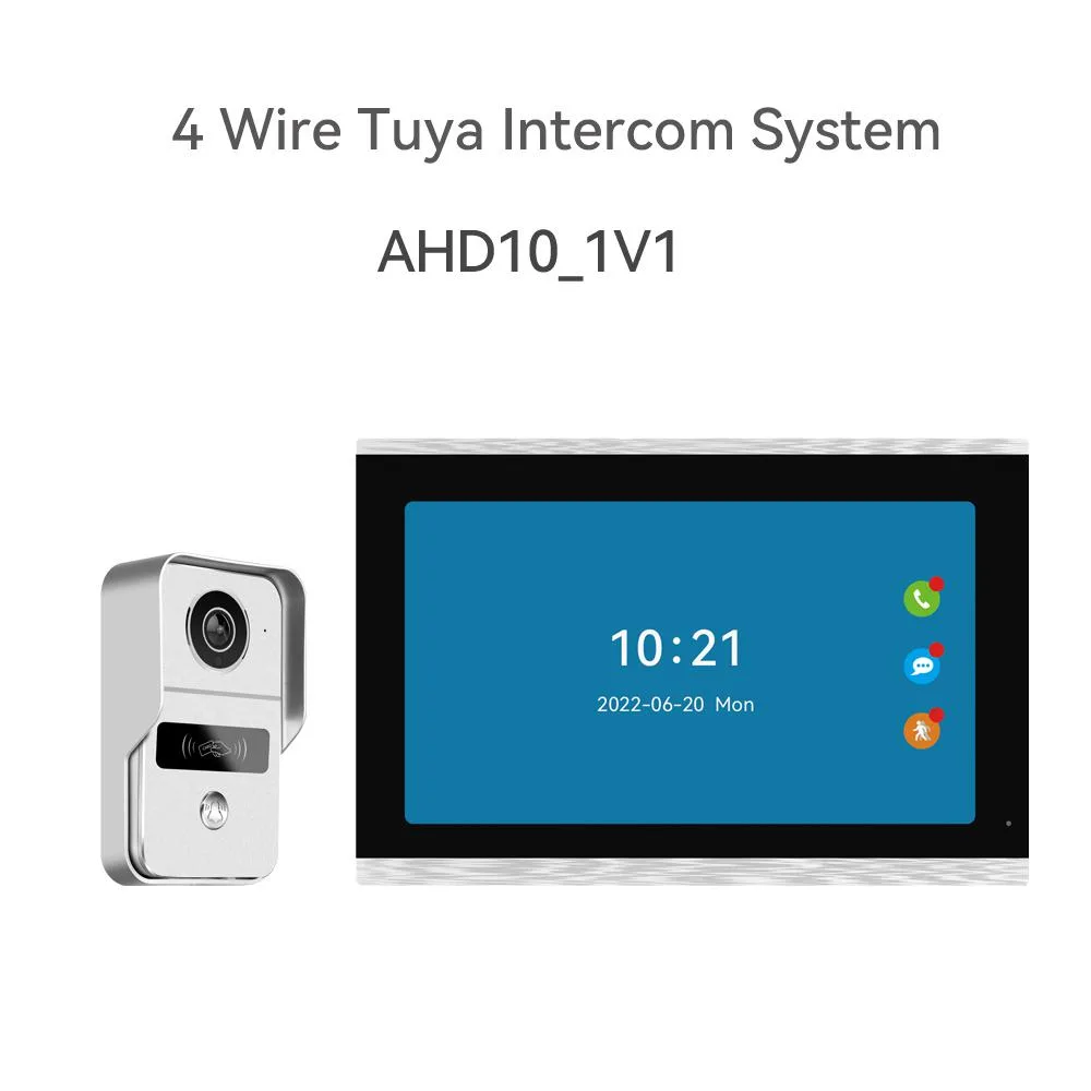 visiPower visiPower 10 inch Indoor Monitor Outdoor Doorbell Intercom System — product photo