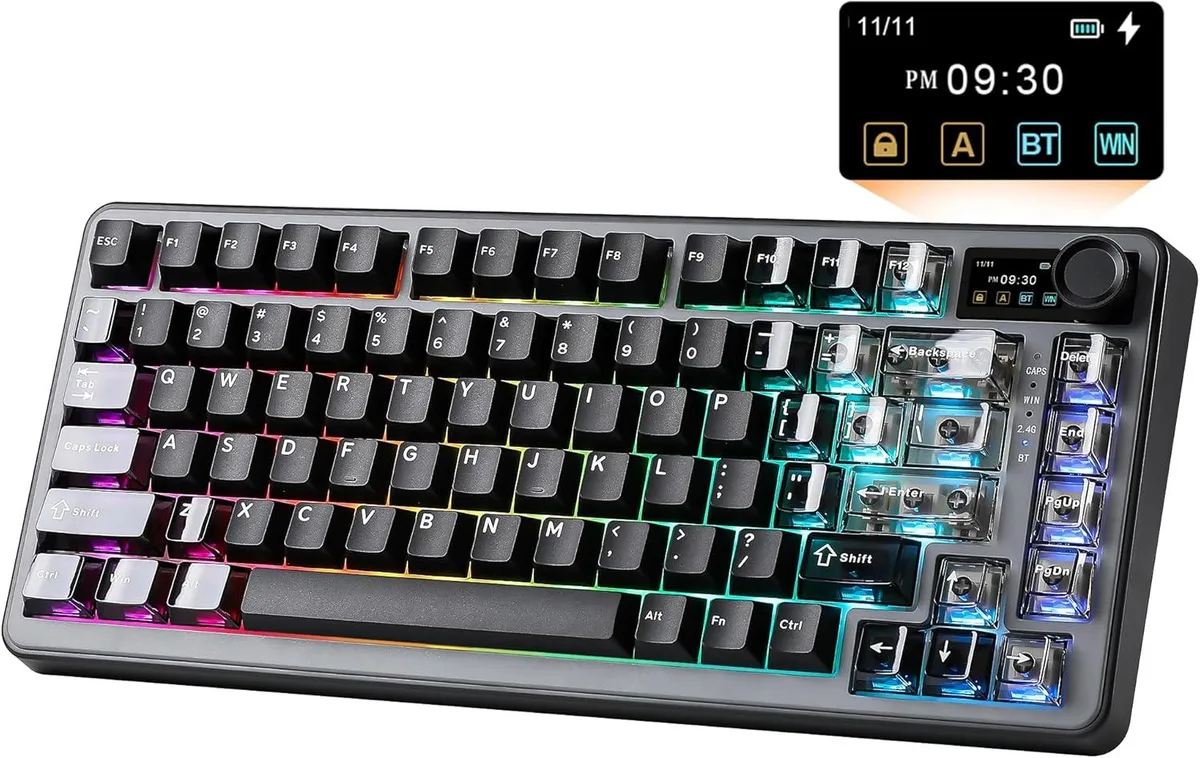 TUKO TUKO B75 PRO MAX 75% Wireless Mechanical Gaming Keyboard Black Milk V2 Switch — product photo