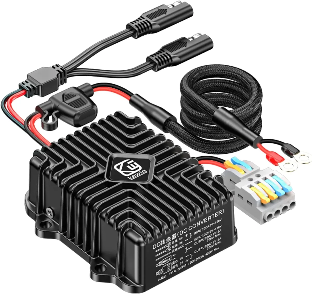 Misskit Misskit 400W 32A 48V-120V to 12V power adapter — product photo
