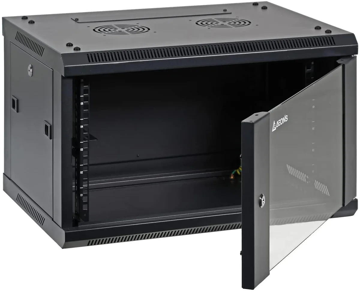 AEONS AEONS 6U Wall Mount Server Rack 19" 16" Deep 132 lb — product photo