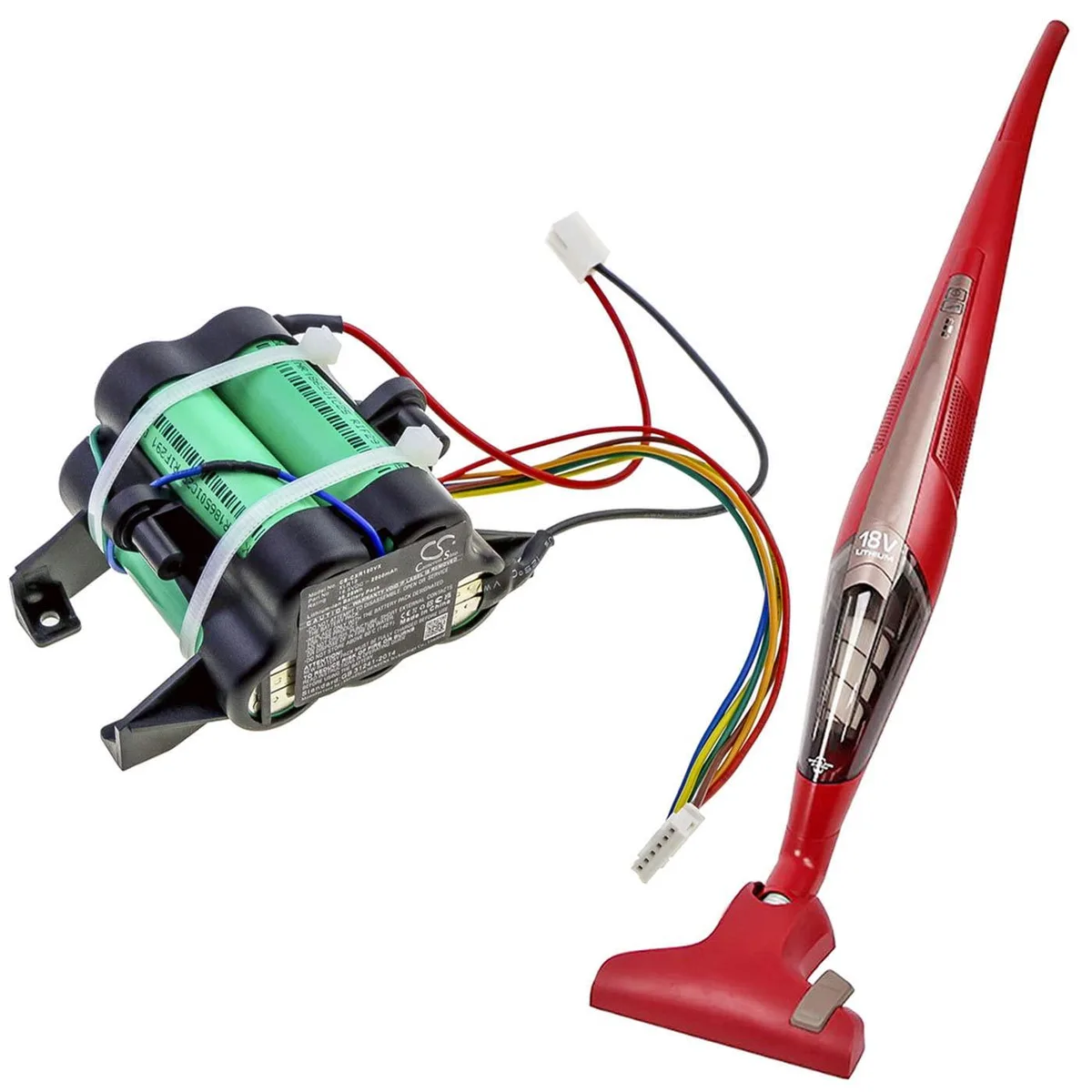 CS Cameron Sino 2500mAh Battery for DeLonghi Colombina XLR18LI XLR18LM — product photo