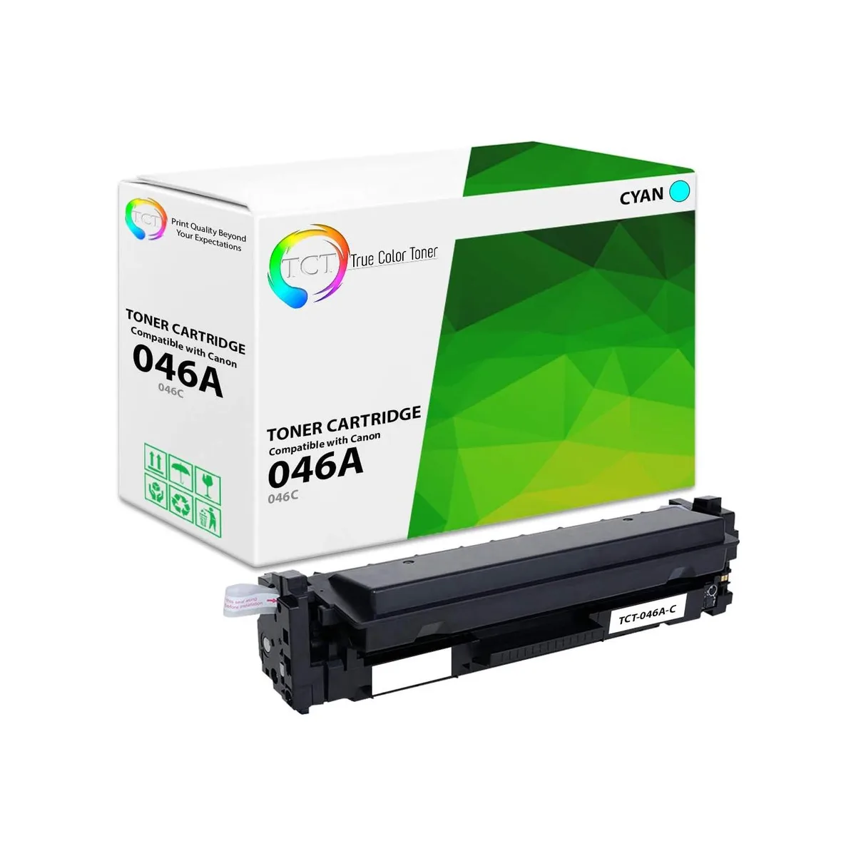 True Color Toner True Color Toner 046C Cyan Toner Cartridge 2300 Pages — product photo