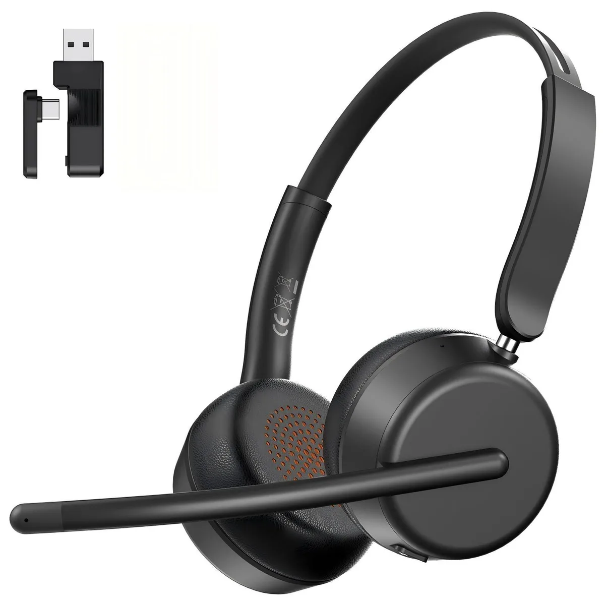  AOC SPARK 07 X1 Bluetooth 5.4 Headphones Dark Black — product photo