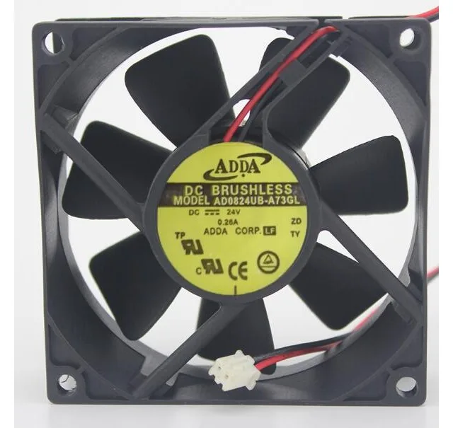 Fans Fans AD0824UB-A73GLSize 8025 24V 0.26A case fan — product photo