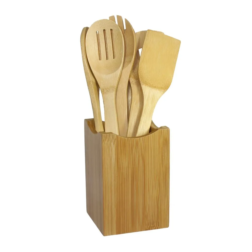 Oceanstar Oceanstar KT1279 7-Piece Bamboo Cooking Utensil Set — product photo