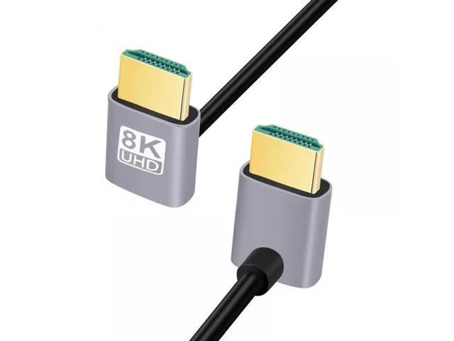 Manw Manw HDMI 2.1 Cable 50cm Down 90° Up 90° Angled Plugs 48Gbps — product photo