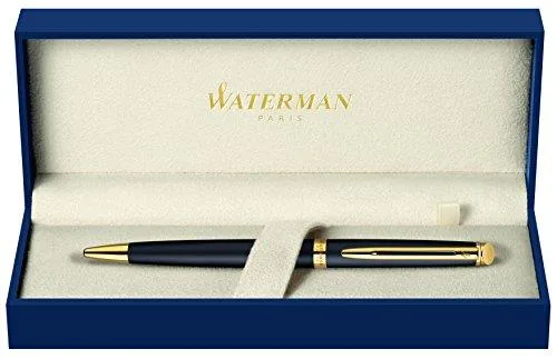 Waterman Waterman Hemisphere 2010 Matte Black GT Ballpoint Gold Trims — product photo