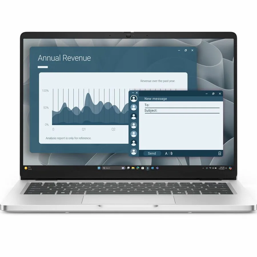 DELL DELL 2KWMD Pro 14 PC14255 laptop Ryzen 5 220 8GB 256GB SSD 14" FHD+ — product photo