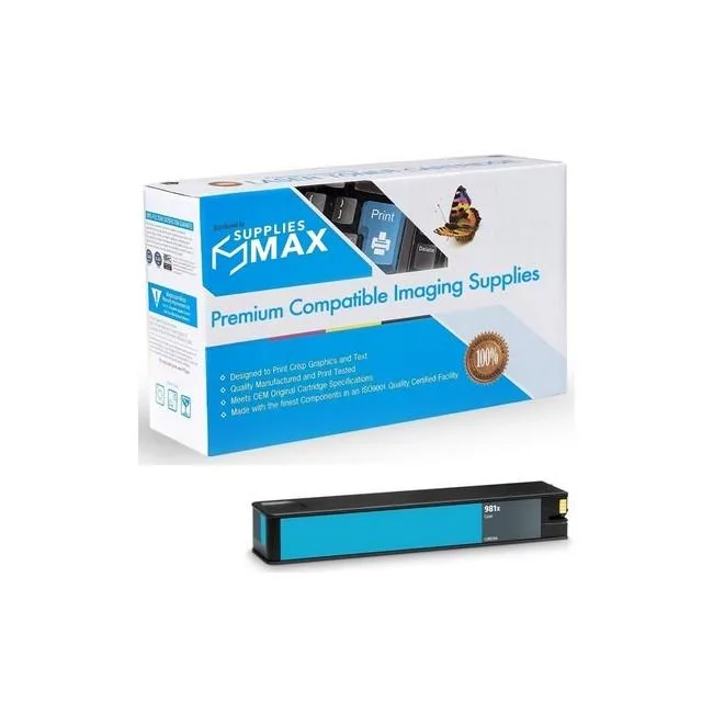 SuppliesMax SuppliesMax HP L0R09A Cyan High Yield Inkjet 10000 Pages — product photo