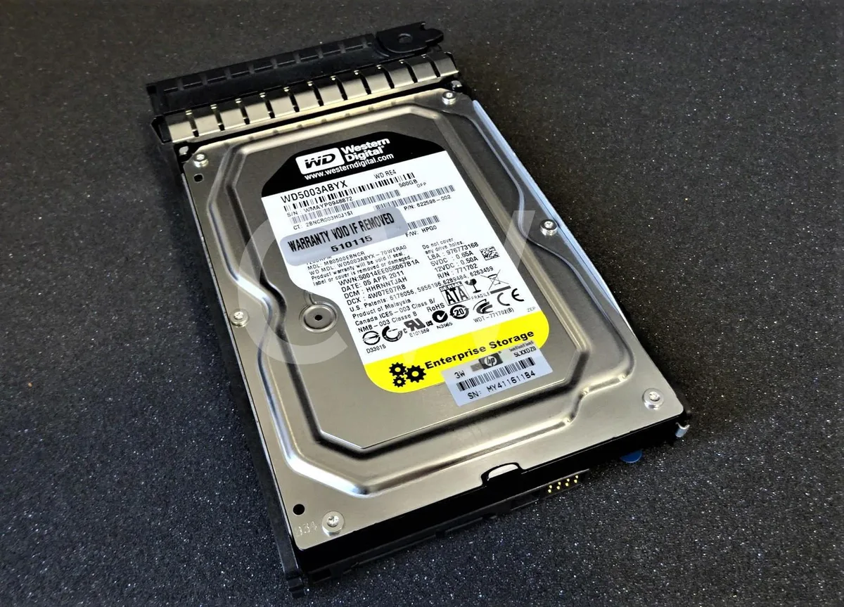 HP HP 500GB 7200RPM 3.5" SATA internal hard drive 459319-001 — product photo