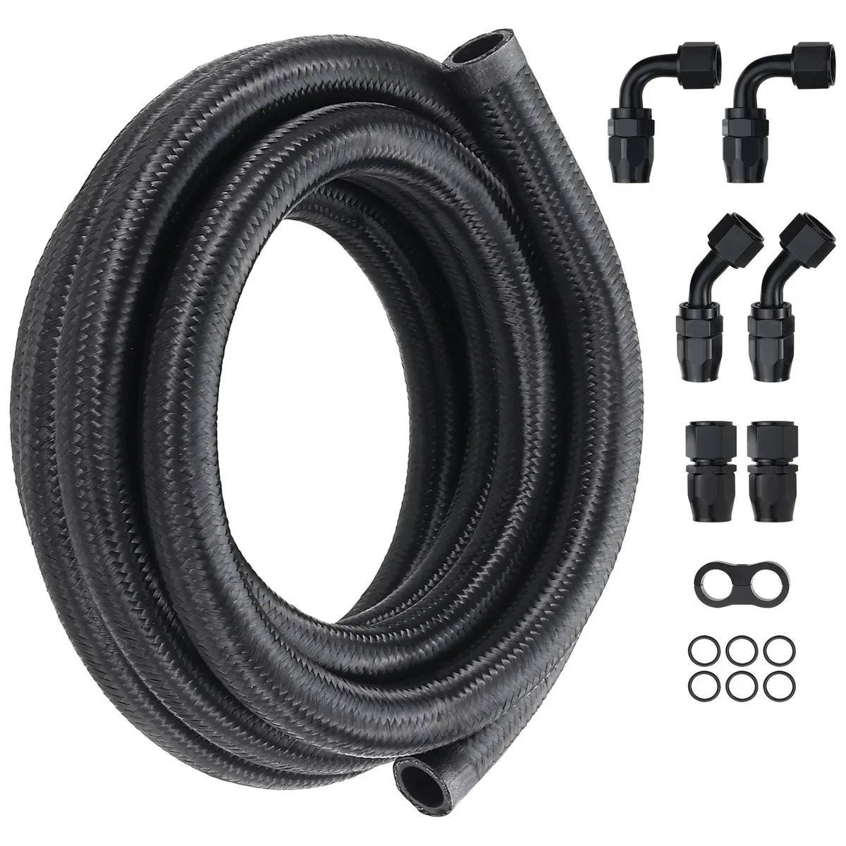 VEVOR VEVOR 10AN Fuel Line Kit 10 ft 0.55 in Black — product photo