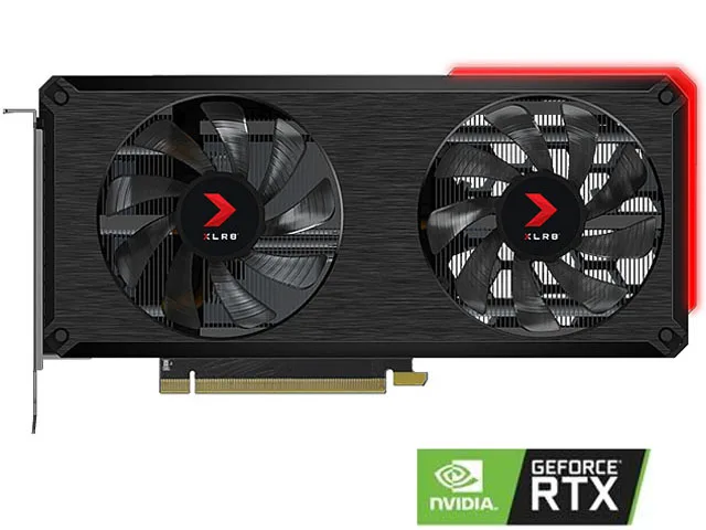 PNY Technologies, Inc. PNY Technologies, Inc. VCG3060T8DFXPPB GeForce RTX 3060 Ti 8GB graphics card — product photo