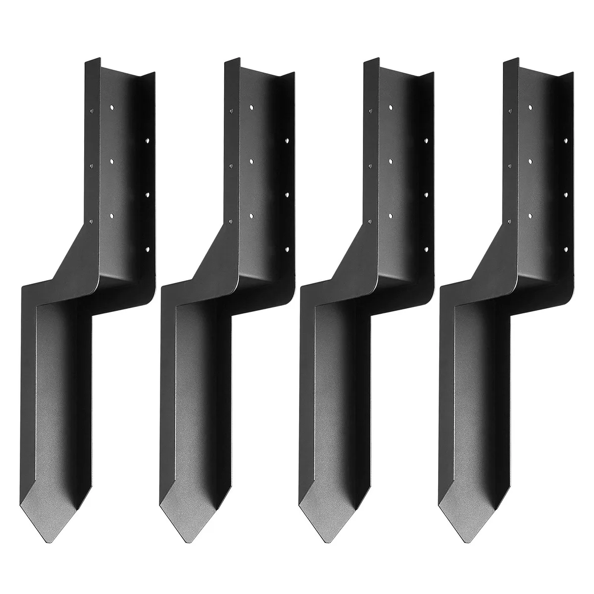 VEVOR VEVOR Fence Post Anchor Repair Kit 4 Pack 3.5 Inch 24 Inch Steel — product photo
