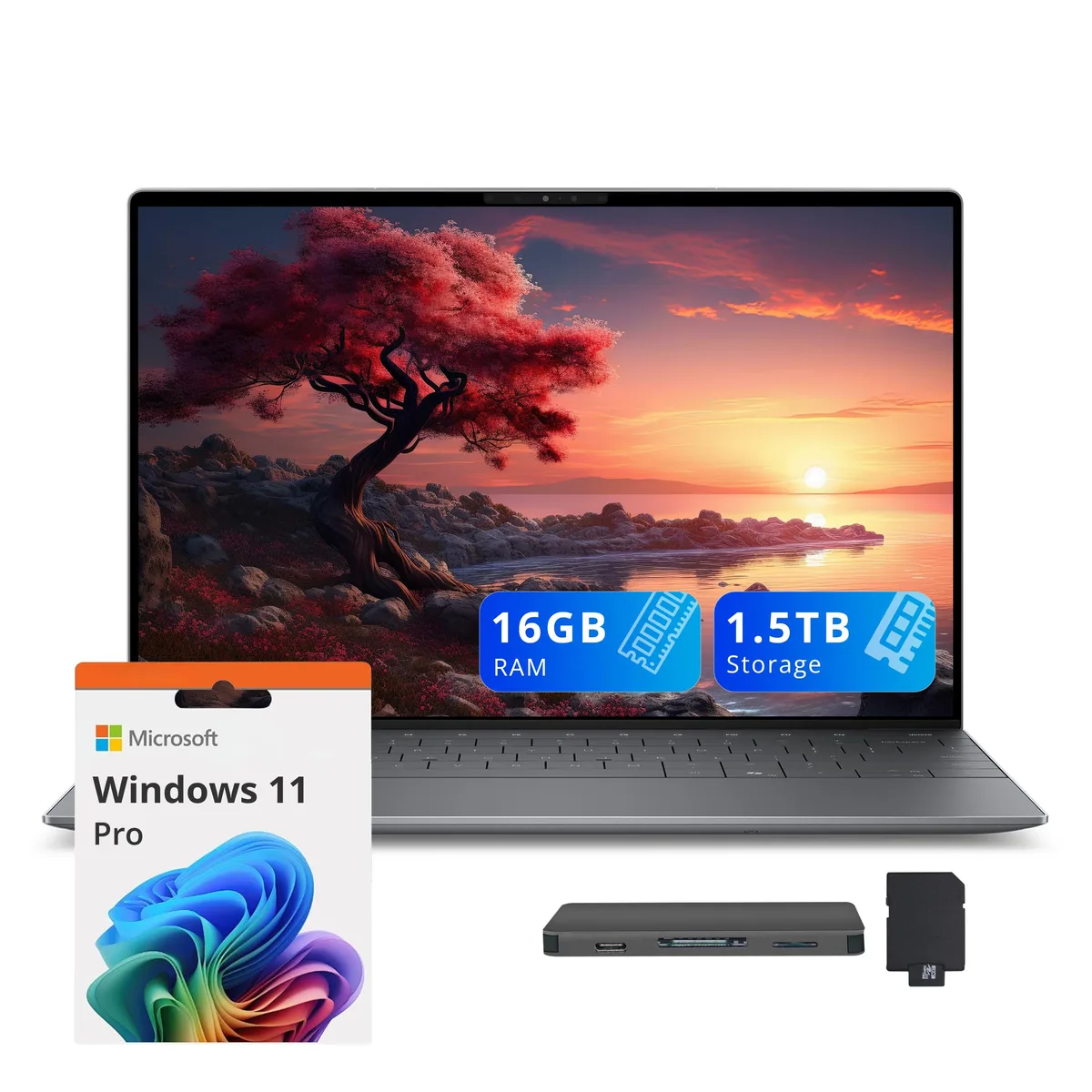 DELL DELL XPS 13 13.4" FHD+ Business Laptop Ultra 7 256V 16GB 1.5TB Graphite — product photo