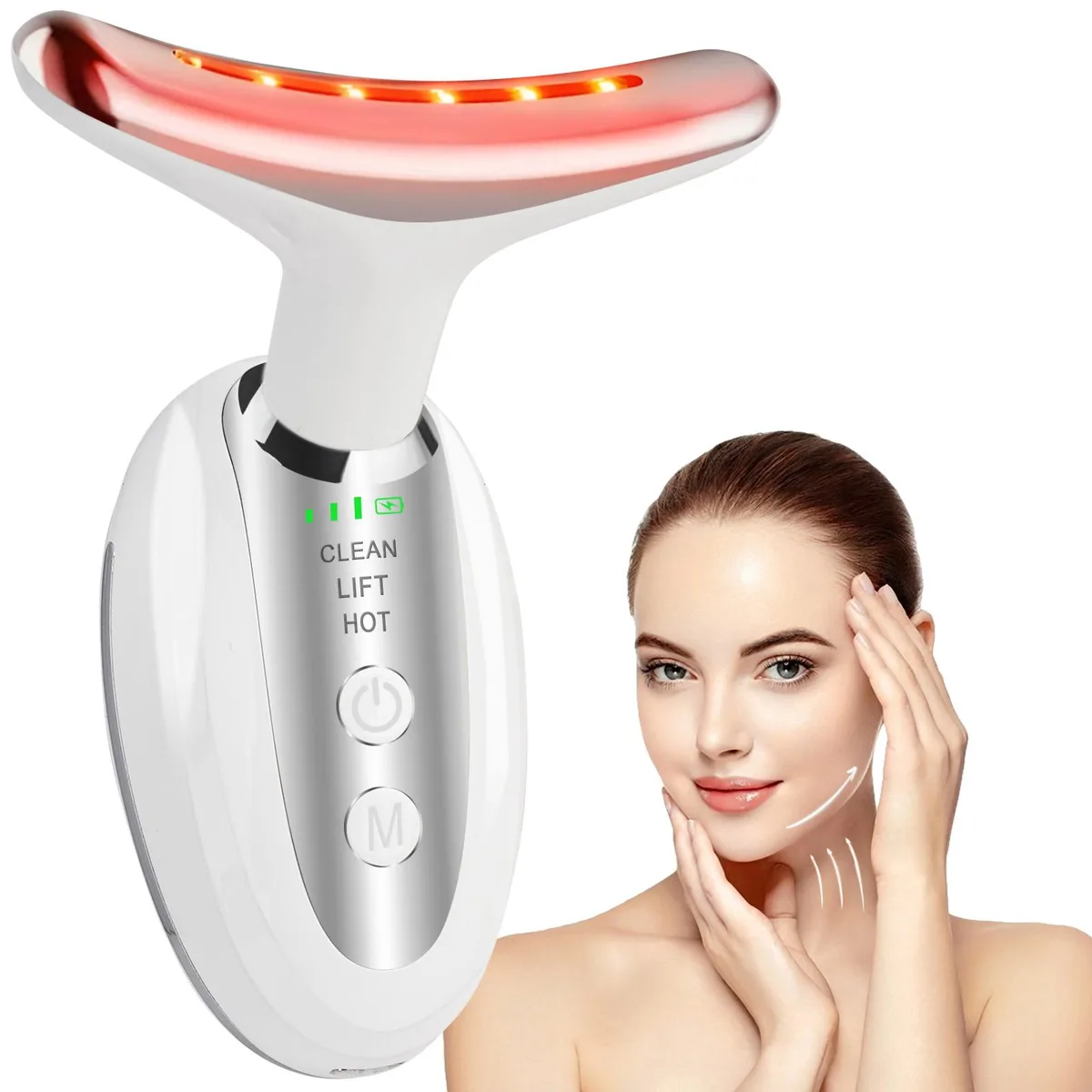 Belifu Belifu K7 7-in-1 Facial Massager White 113°F 7 Modes 3 Intensity Levels — product photo