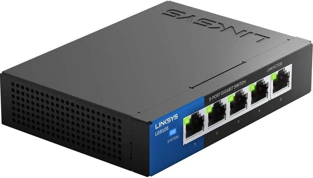  NETGEAR ProSafe LGS105 5-Port Gigabit Unmanaged Switch — product photo