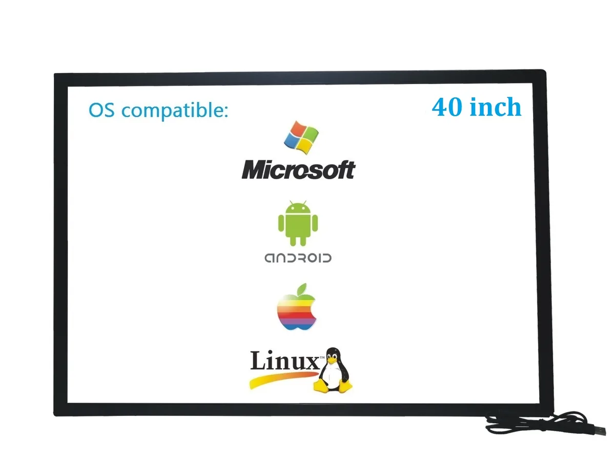 Guangzhou Goodtouch Electronics Co.,LTD Guangzhou Goodtouch Electronics Co.,LTD GT400-IR 40 Inch 10 Point IR Touch Frame Overlay — product photo