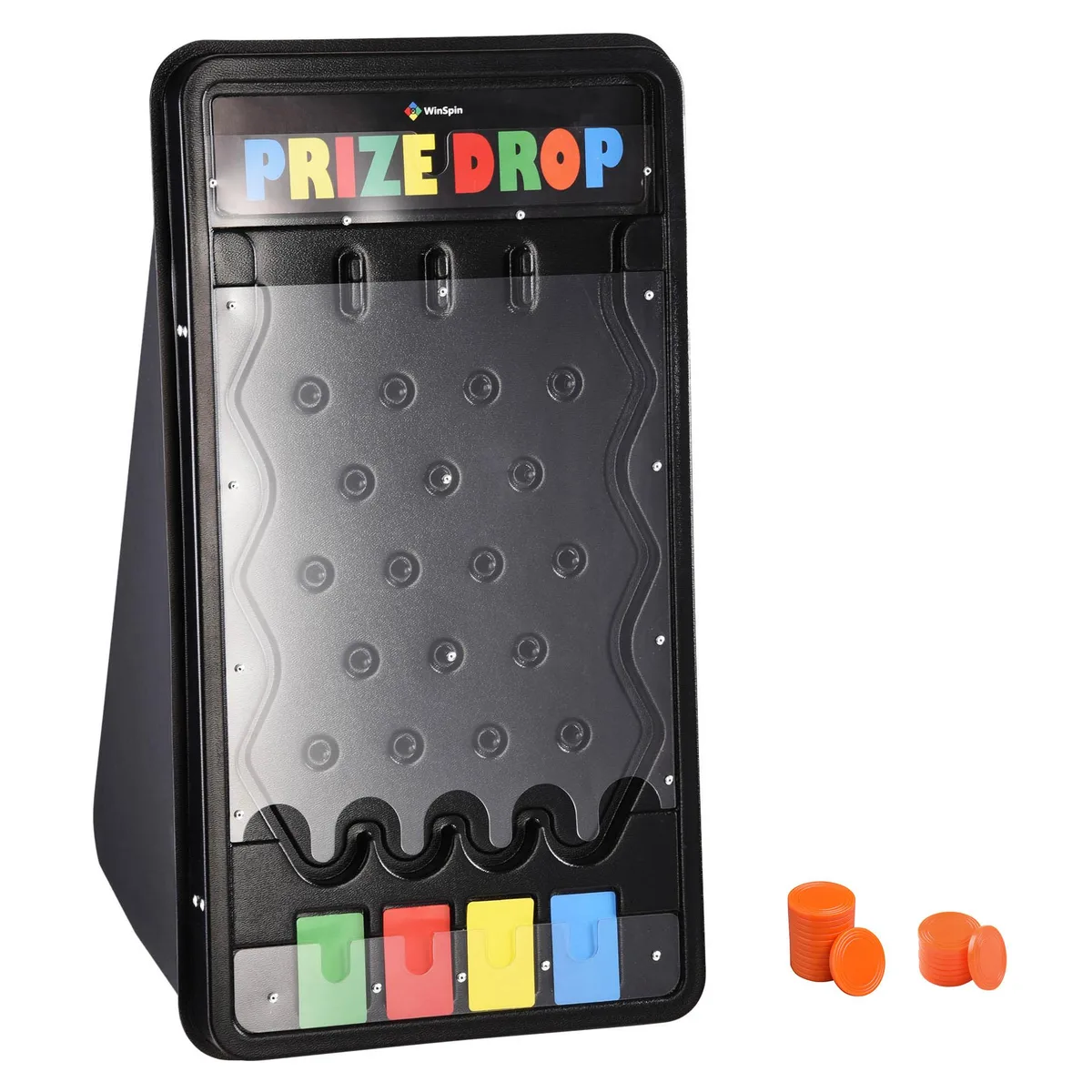 Yescom USA, Inc. Yescom USA, Inc. 35PDGSET001-2514IN-06 25" Prize Drop Board Educational Game with 20 Pucks — product photo