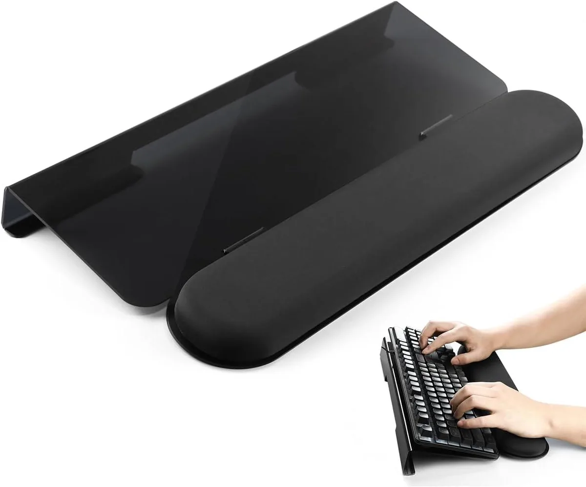 Emerson Emerson Wrist Rest Stand 15° Tilt .62-.94 Lift Black — product photo