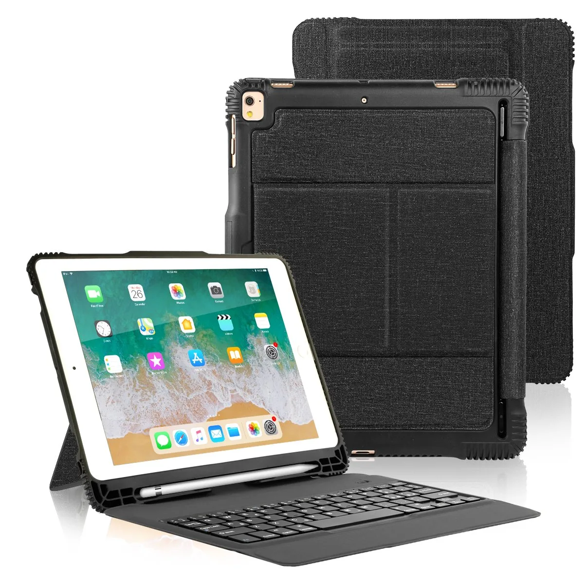 Werleo Werleo iPad Pro 10.5 / Air 3rd Gen Keyboard Case Black — product photo
