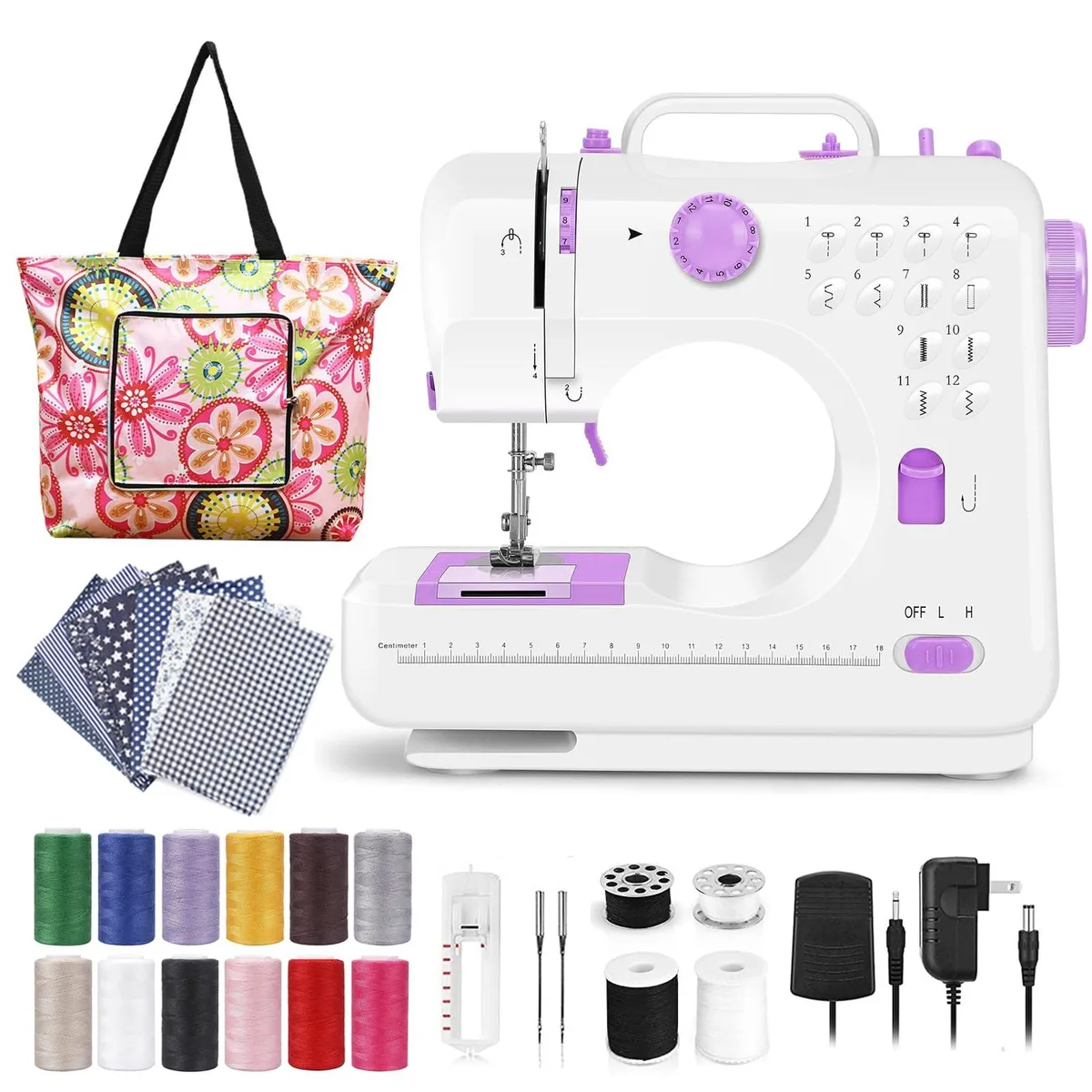  Dechow KA1201A-0502000JP Sewing Machine Purple 12 Stitches — product photo